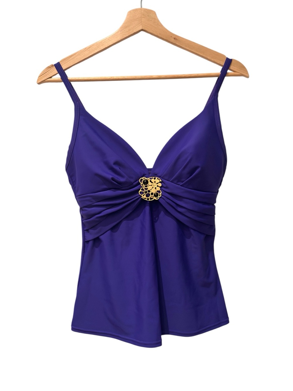 Christina Swimwear Top Tankini Purple Size 8